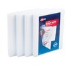 Avery Heavy-Duty Non Stick View Binder, 3 Ring, 0.5" Cap, 11x8.5, White, PK4 79709